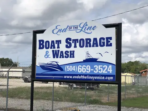 End of the Line Boat Storage in Venice, LA