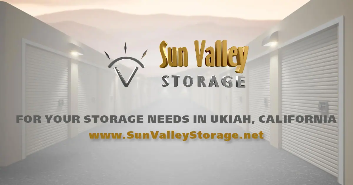 Sun Valley Storage, RV storage in Ukiah