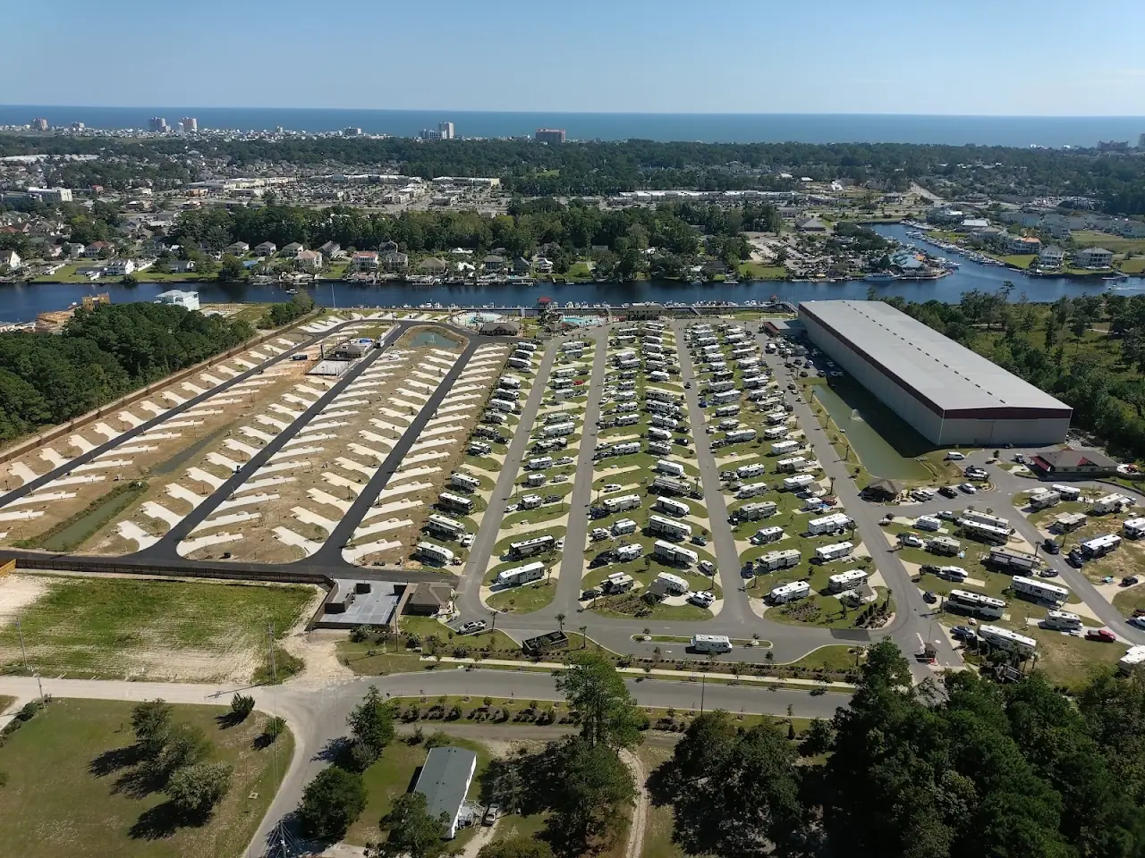 North Myrtle Beach RV Resort and Dry Dock Marina, RV storage in Little River