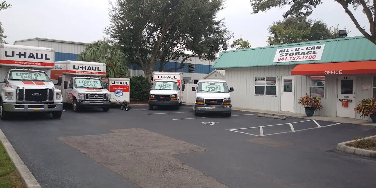 All-U-Can Storage / U-Haul Trucks & Trailer Rental, RV storage in Bradenton