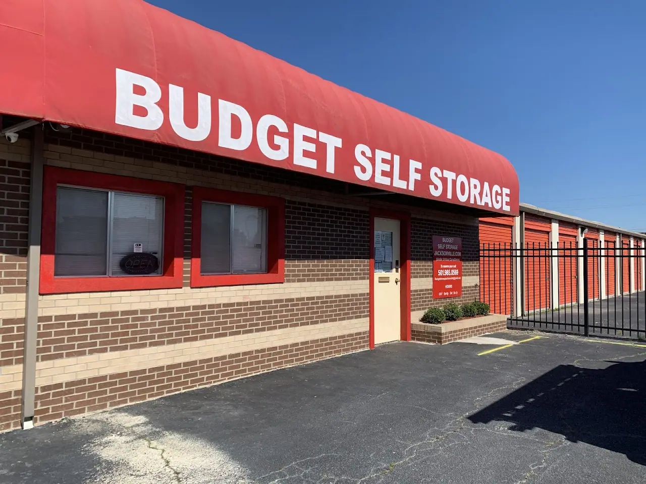 Budget Self Storage Jacksonville, RV storage in Jacksonville