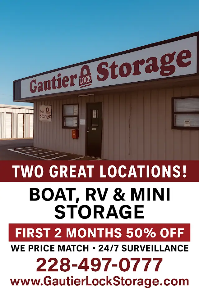 Gautier Lock Storage, RV storage in Gautier