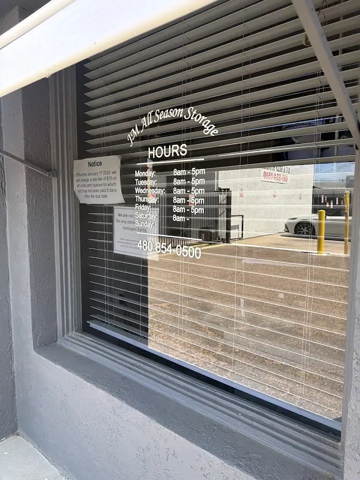 JM ALL SEASONS STORAGE, RV storage in Mesa