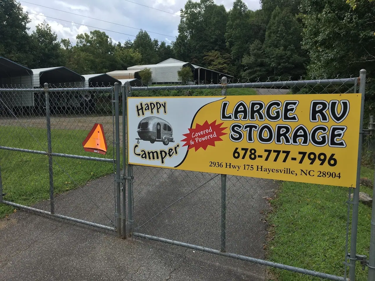 Happy-Camper RV Storage 2936 Hwy.175n. Hayesville N.C, RV storage in Hayesville