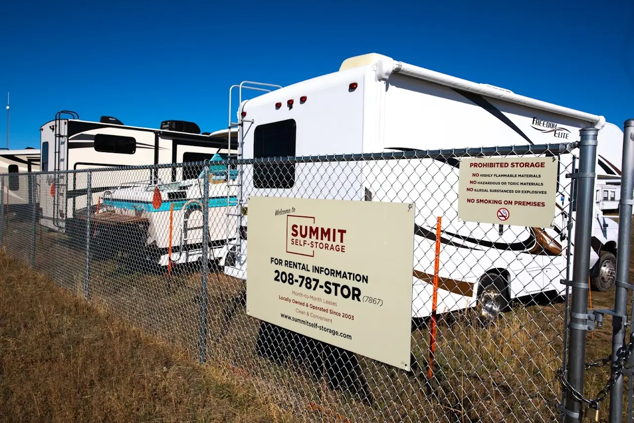 Summit Self-Storage, RV storage in Driggs