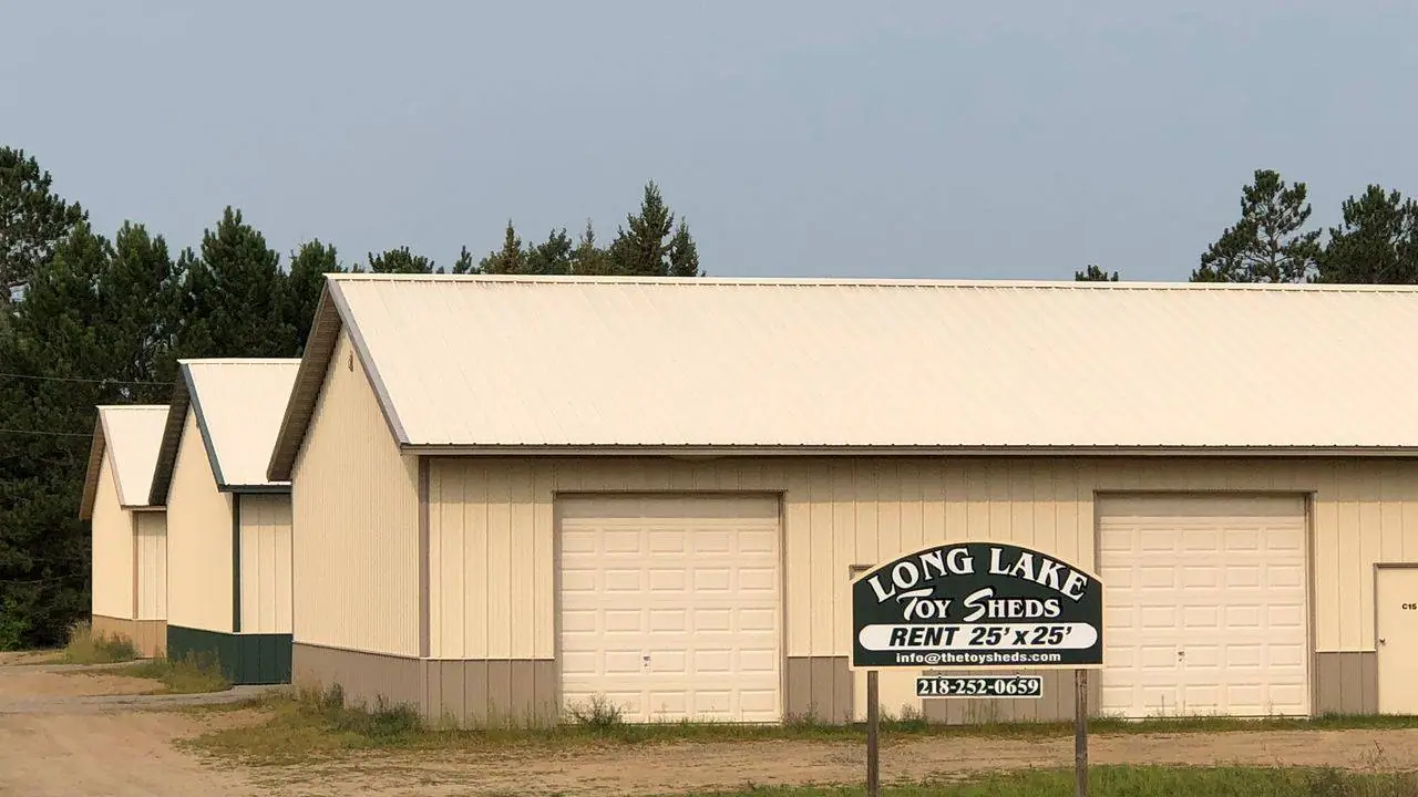 Long Lake Toy Sheds, RV storage in Park Rapids