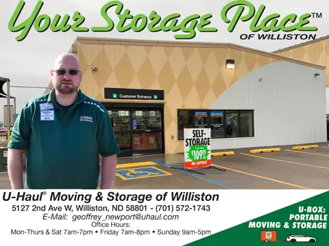 Self-Storage at U-Haul in Williston, ND
