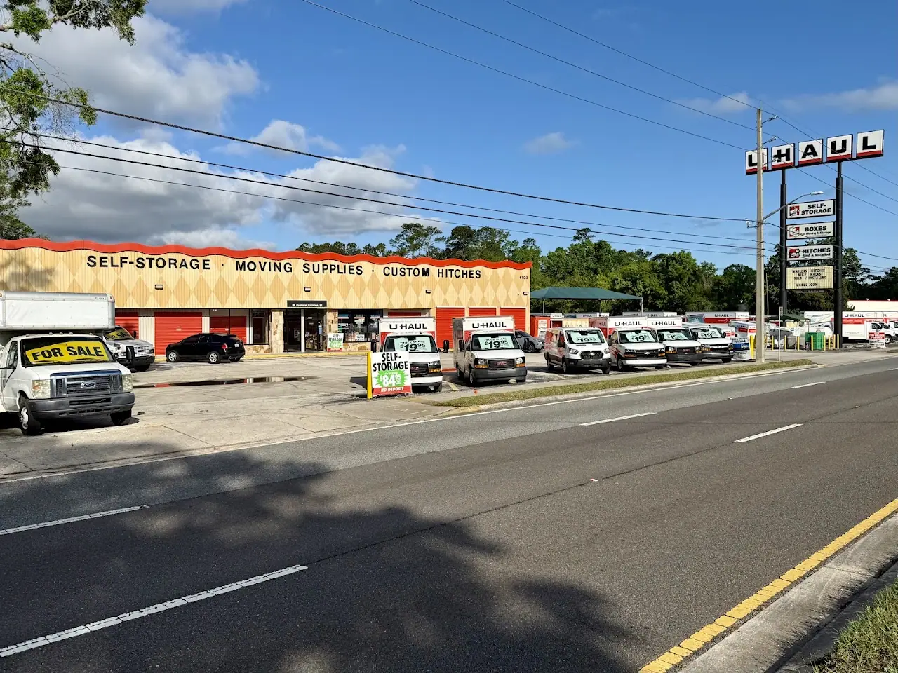 Self-Storage at U-Haul, RV storage in Jacksonville