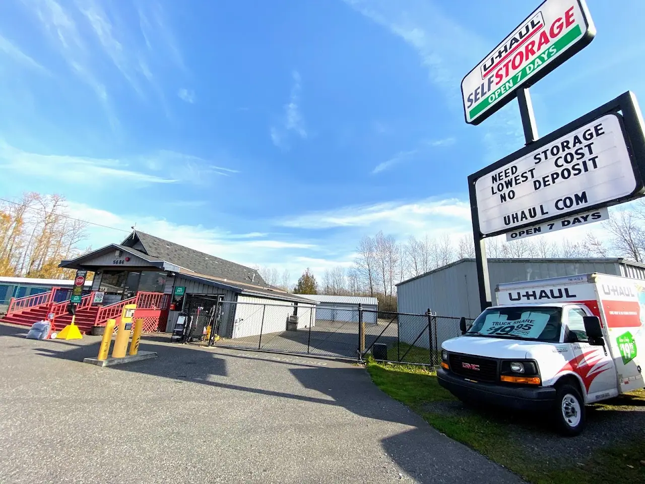 Self-Storage at U-Haul, RV storage in Ferndale