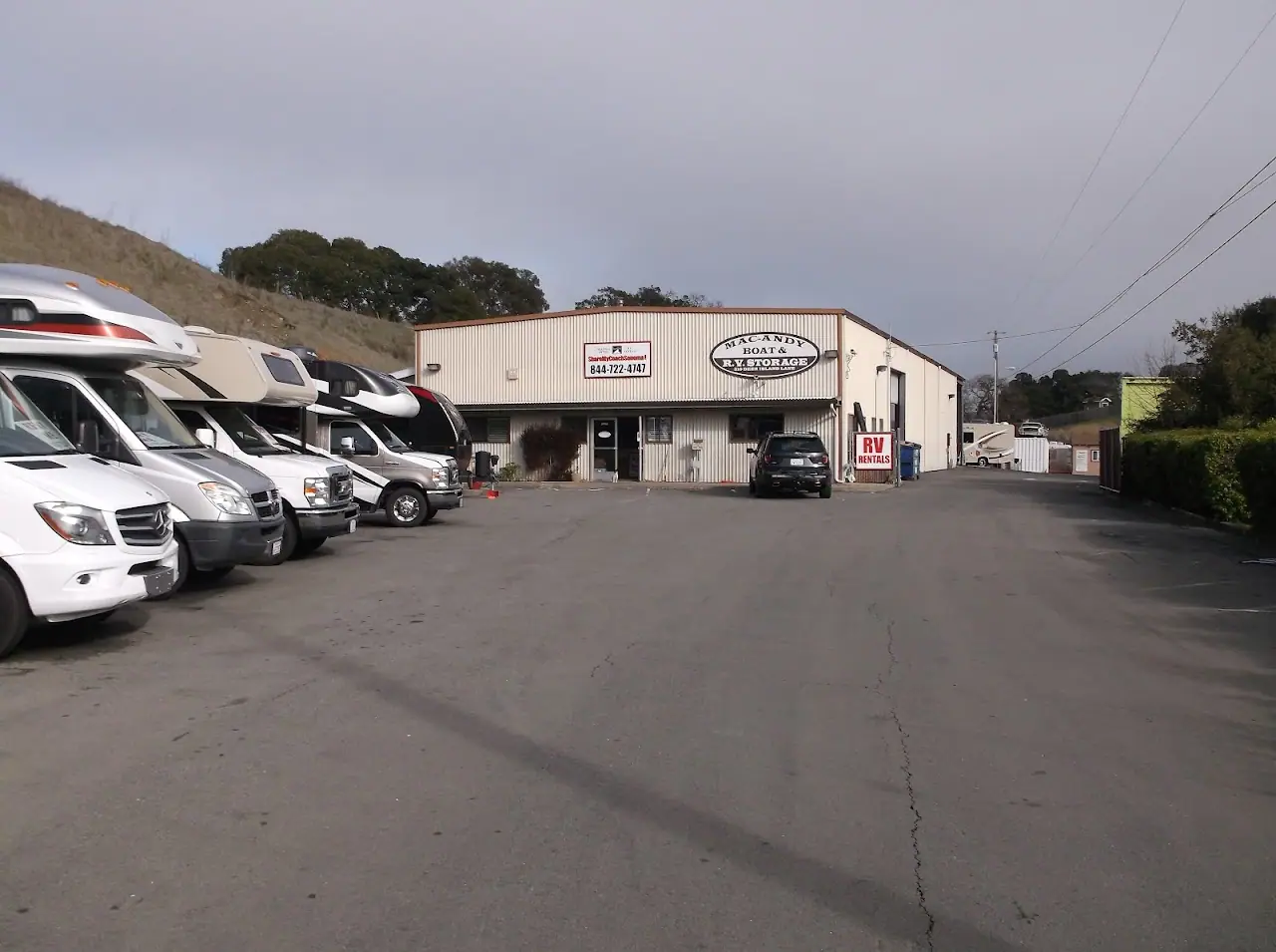 Mac-Andy Boat & RV Storage, RV storage in Novato