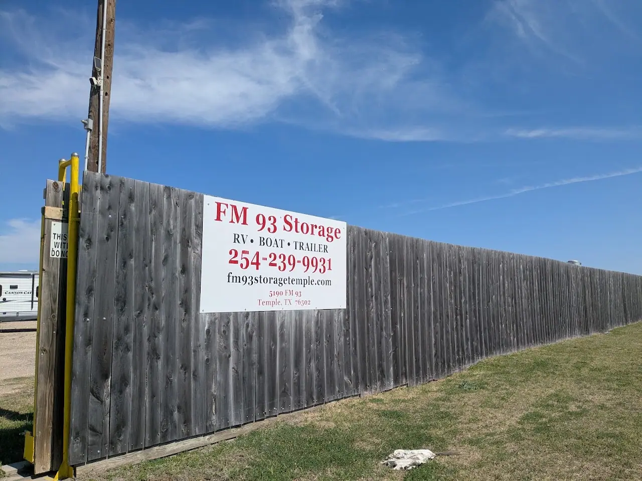 Storage Mart, RV storage in Temple