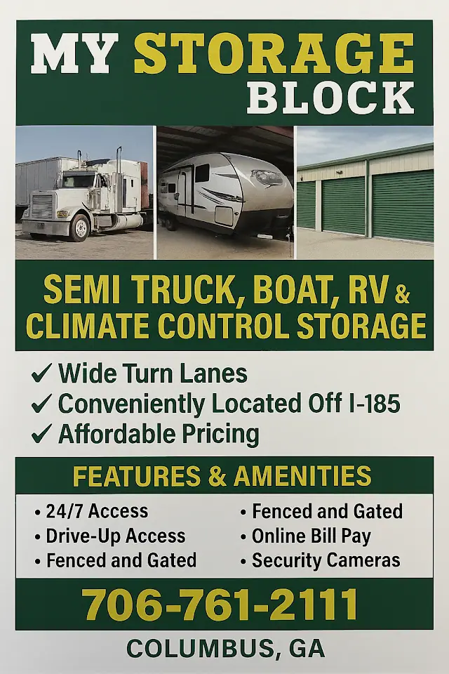 My Storage Block, RV storage in Columbus