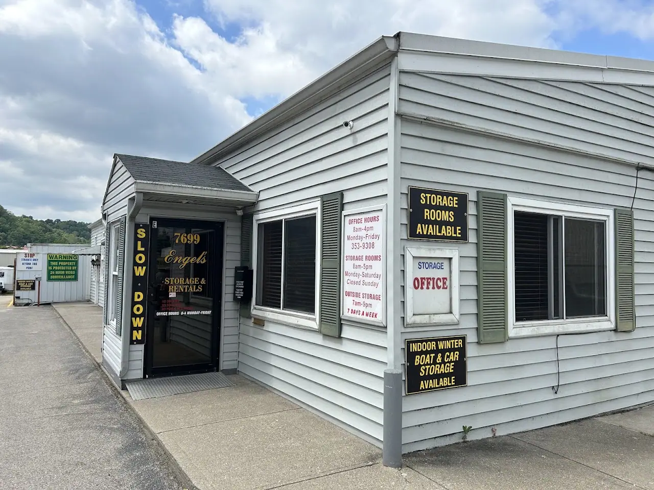 Engel's Storage & Rentals, RV storage in Cleves