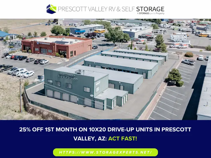 Prescott Valley RV & Self Storage, RV storage in Prescott Valley