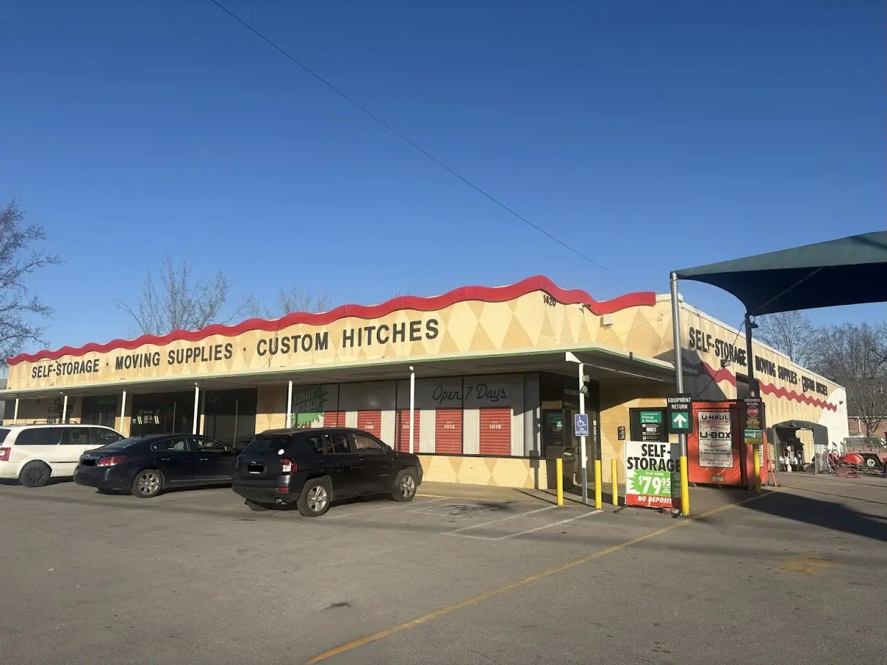 Self-Storage at U-Haul, RV storage in Murfreesboro