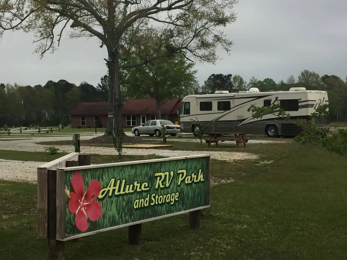 Allure RV Storage Biloxi, RV storage in Biloxi