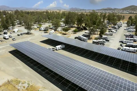 Wilderness Lakes Solar RV Covered Storage in Menifee, CA
