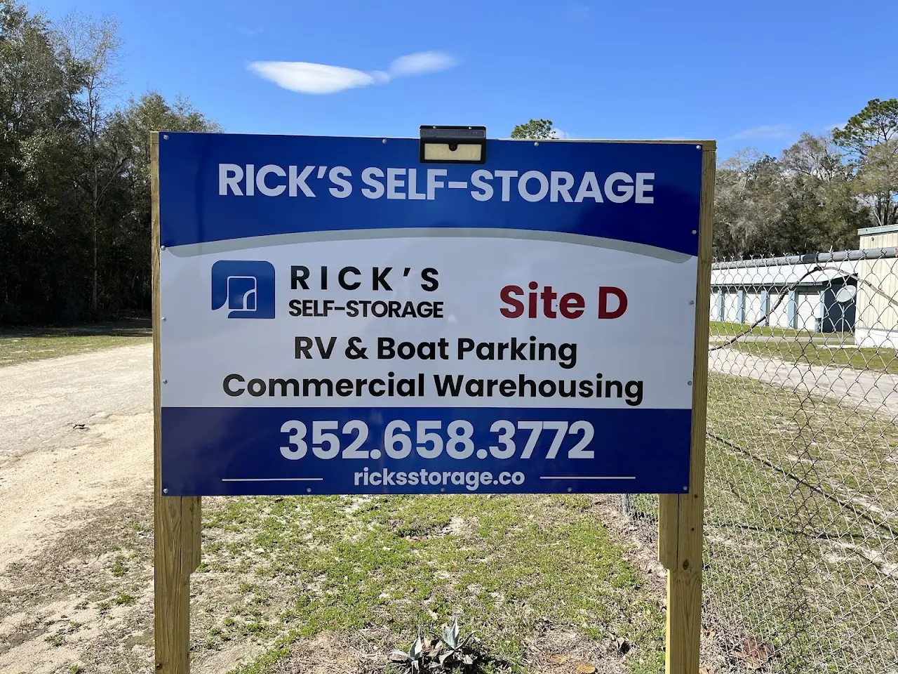 Rick’s Storage – Site D (Chiefland), RV storage in Chiefland