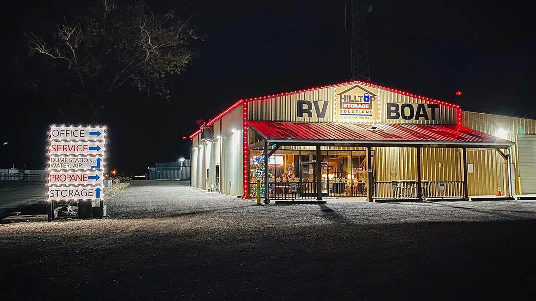 Hilltop Storage Solutions, RV storage in Northlake
