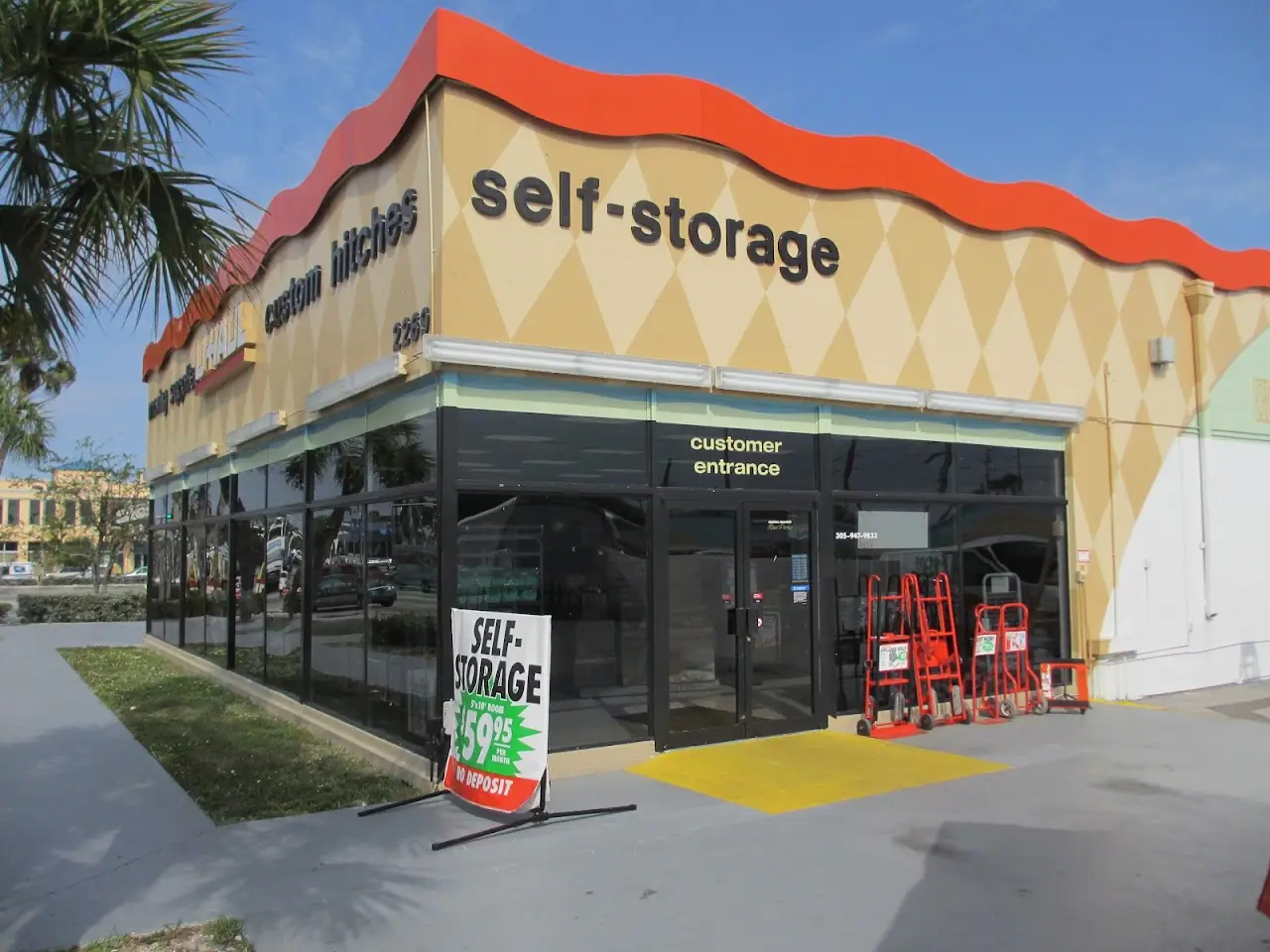 Self-Storage at U-Haul, RV storage in North Miami Beach